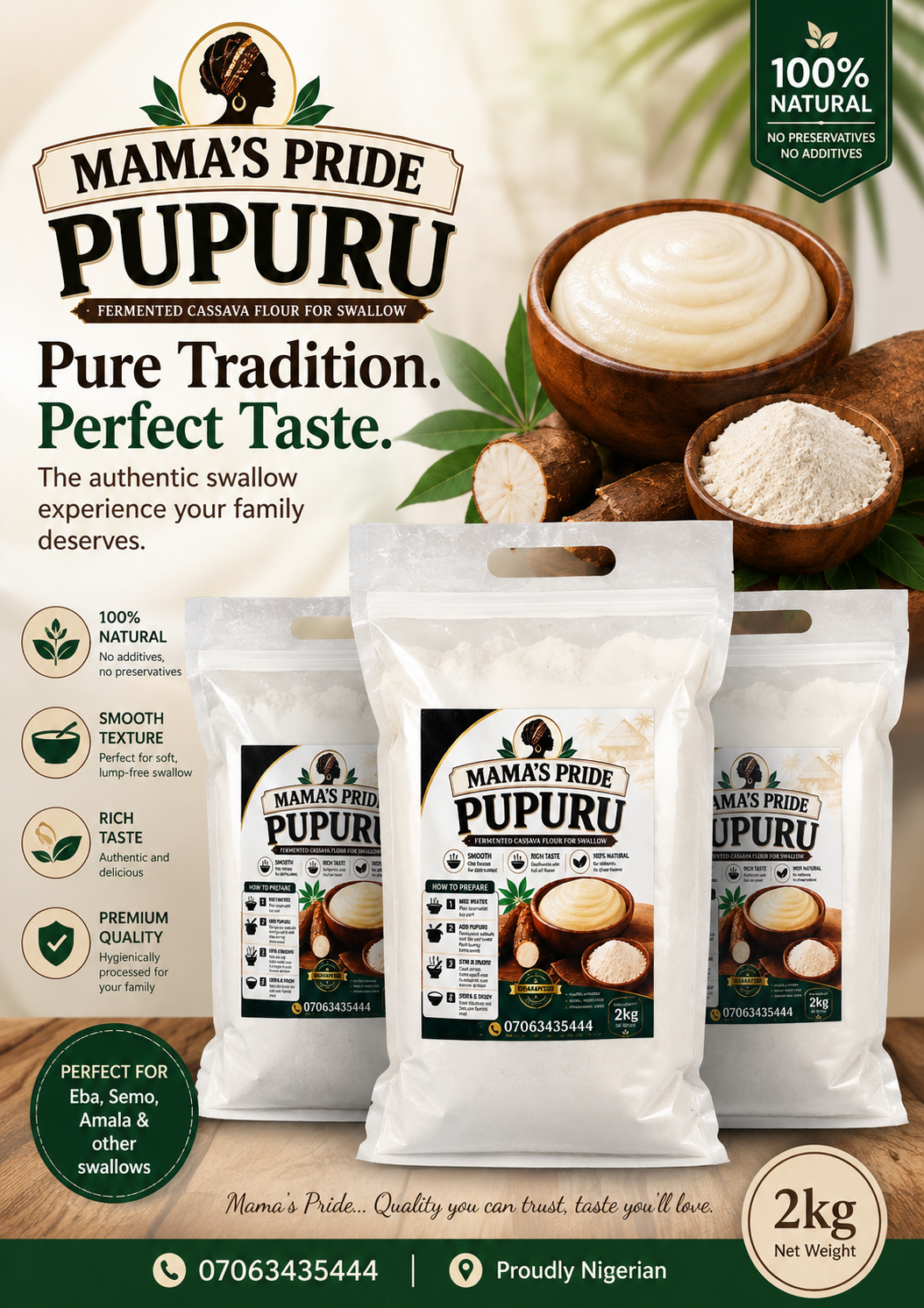 Mama's Pride Pupuru Flour