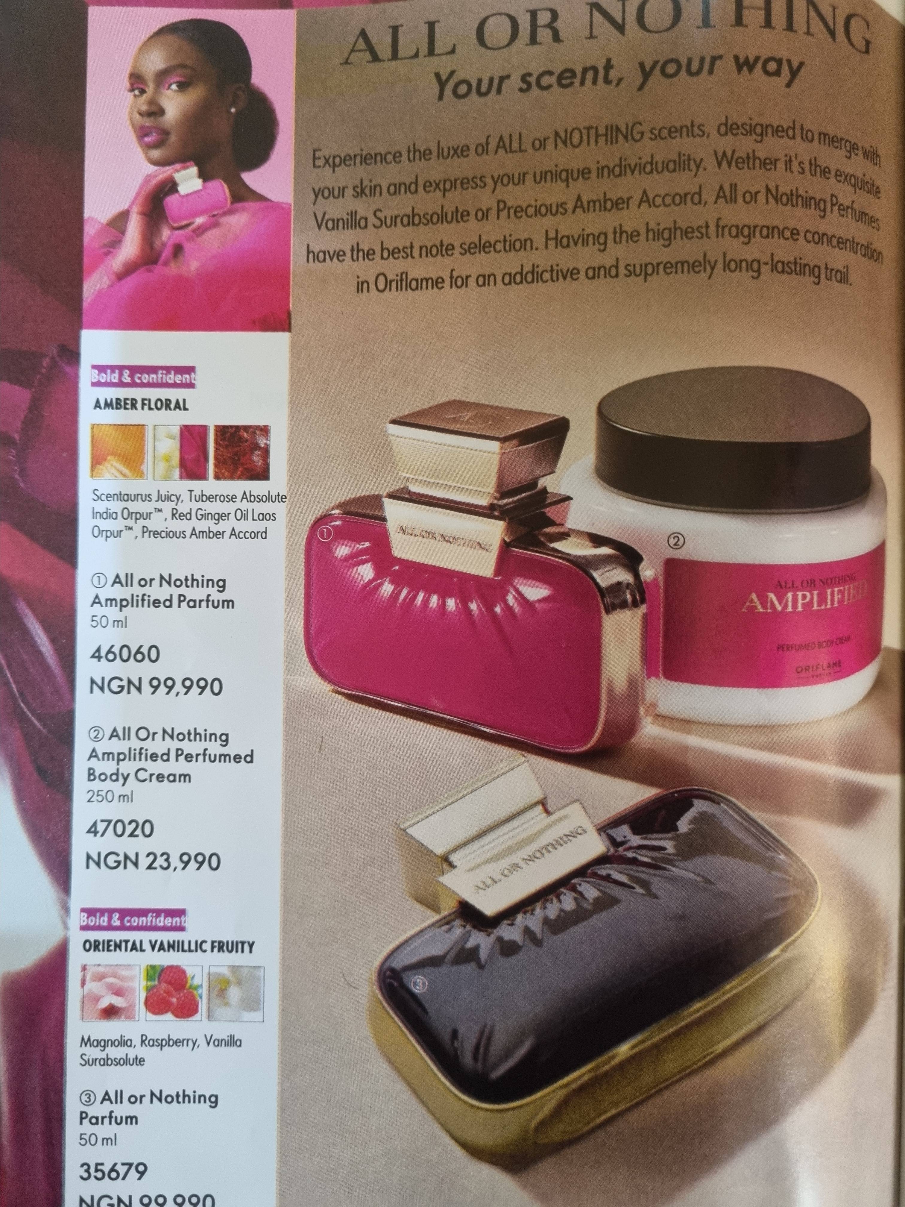 All or Nothing Oriflame Fragrance Set