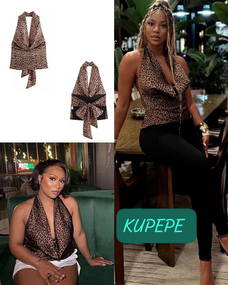 Leopard Print Halter Top