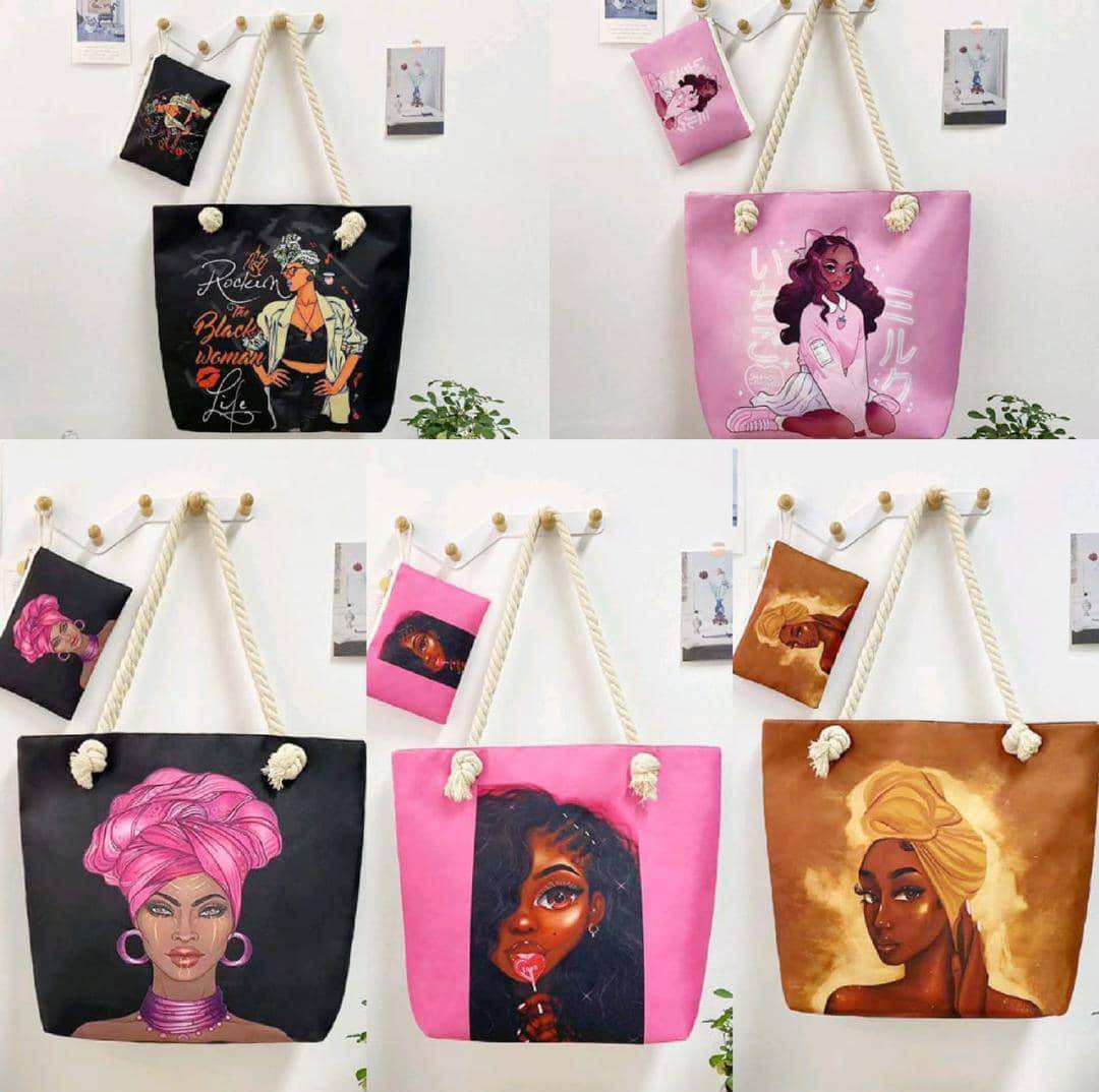 Tote Bag with Matching Pouch