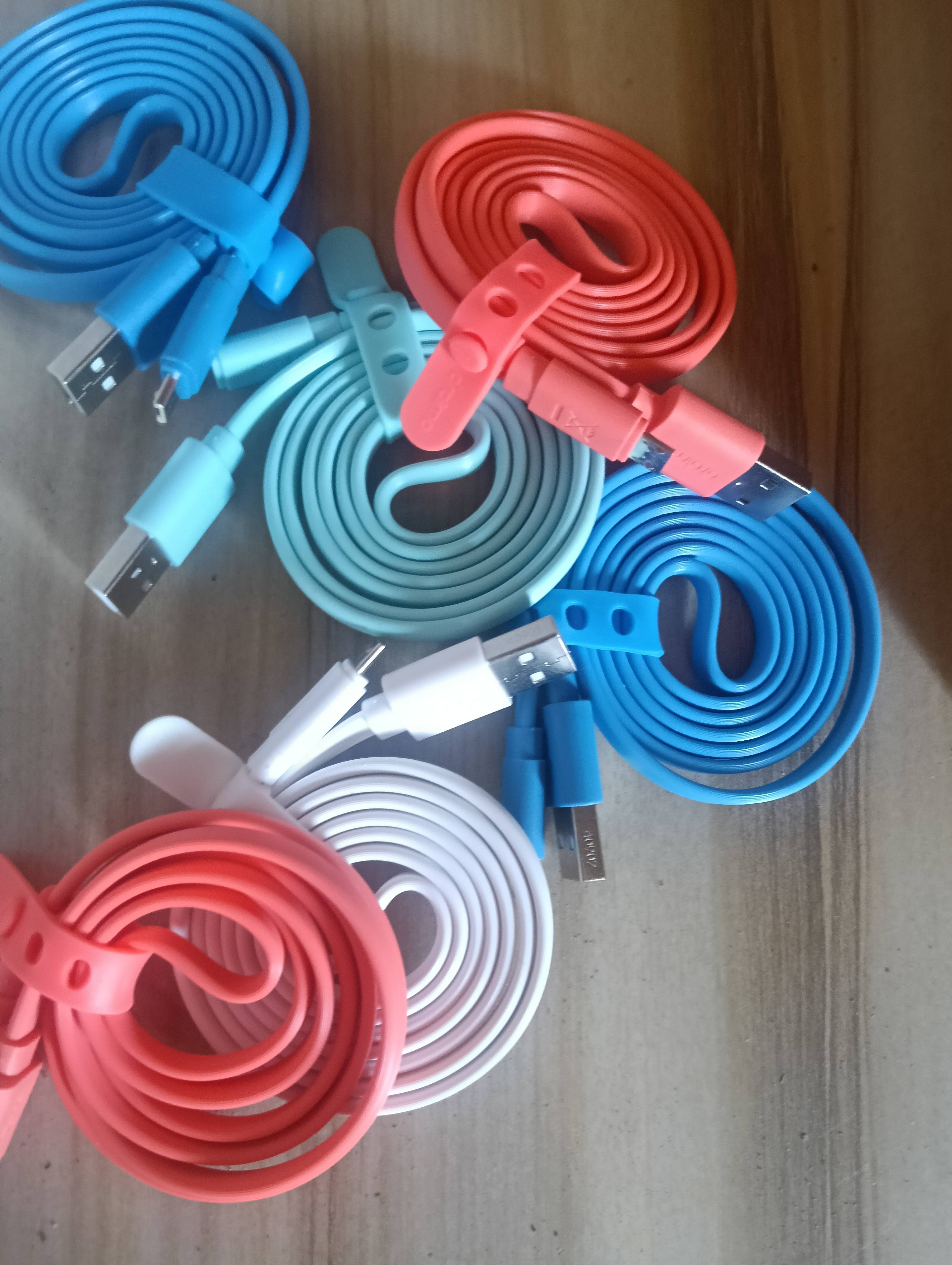 Flat USB Charging Cables