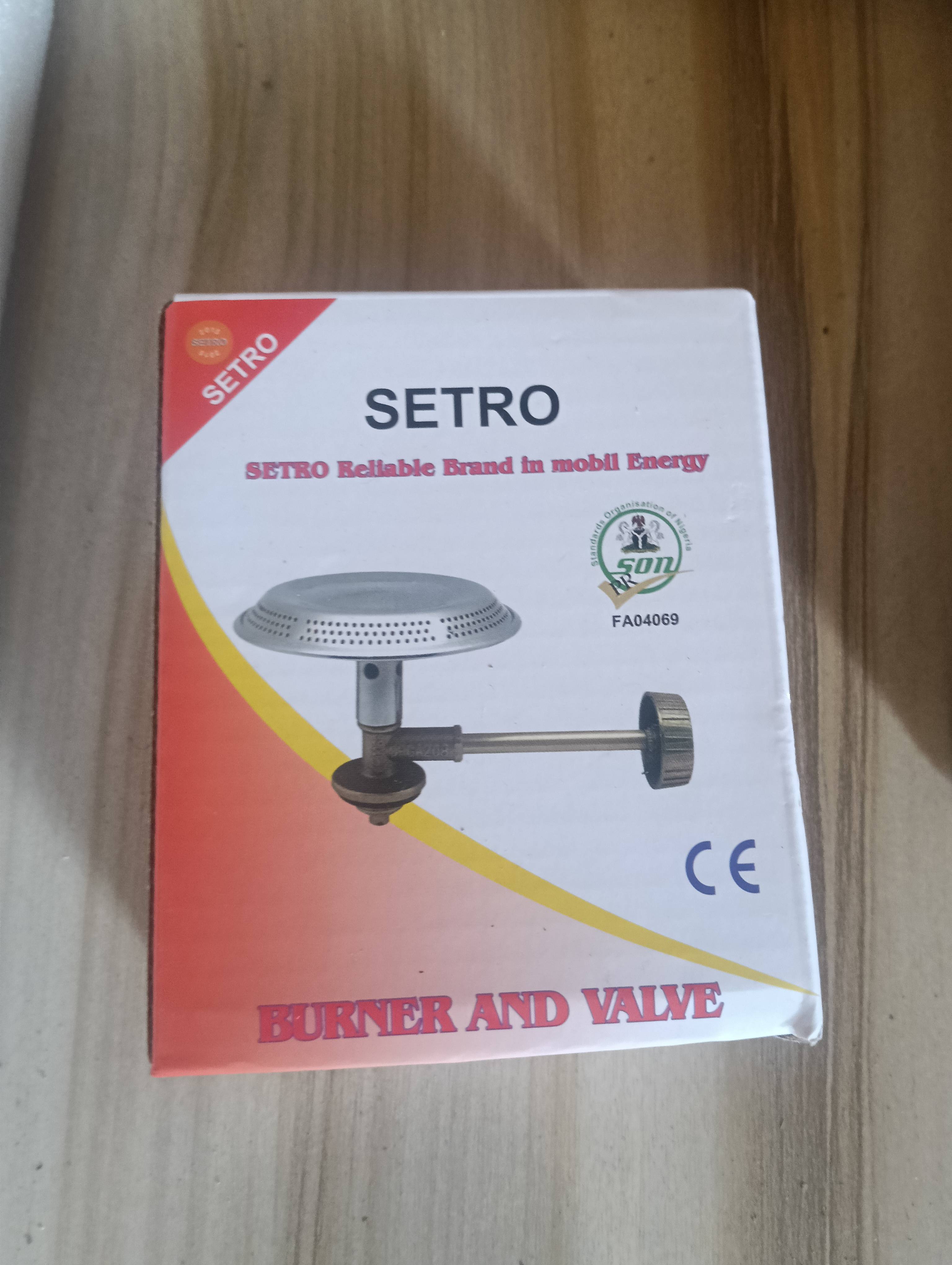 Setro Gas Burner and Valve