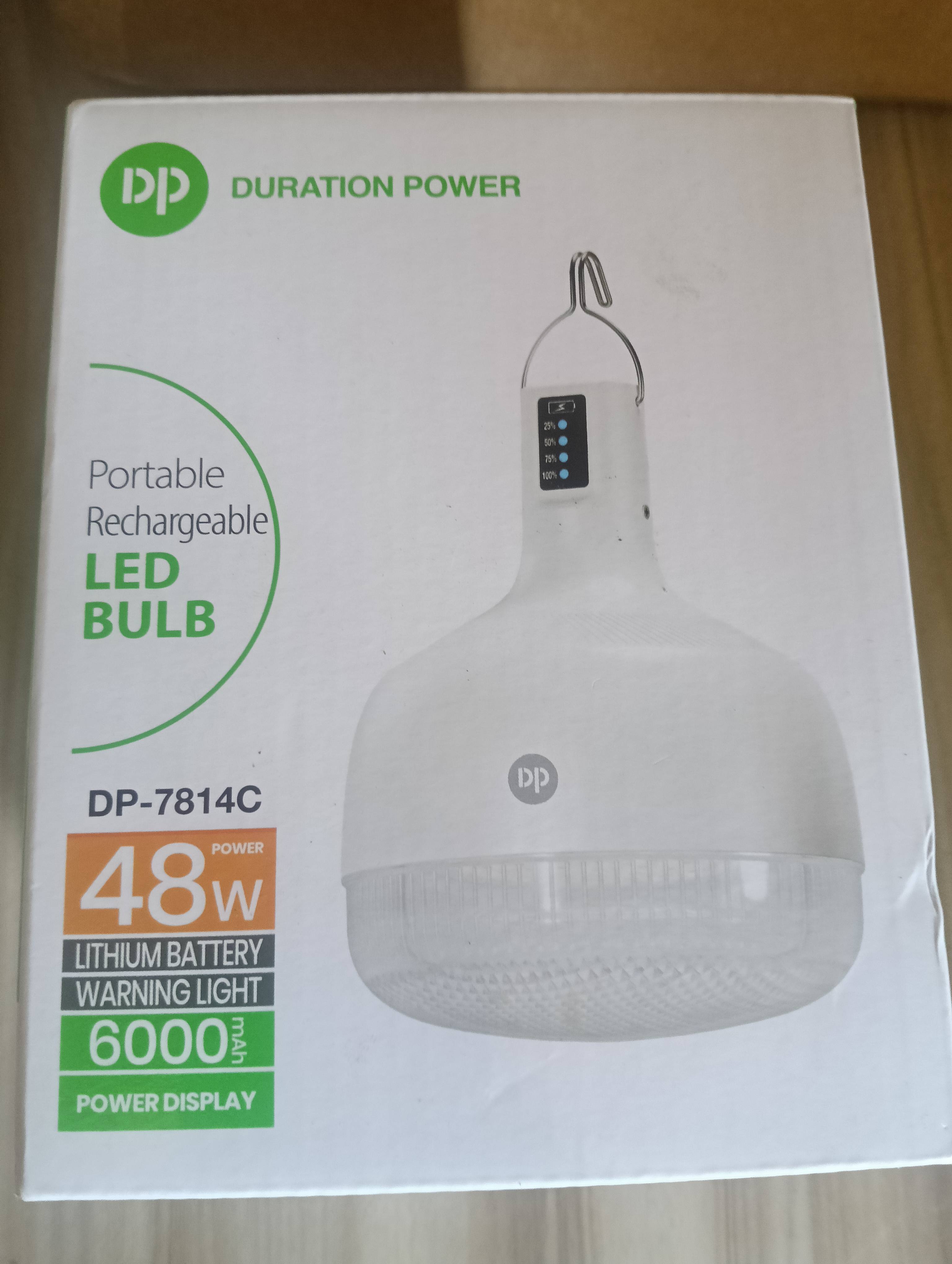 Portable Rechargeable LED Bulb