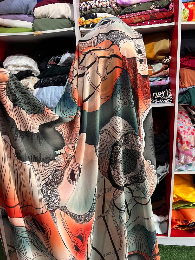 Printed Chiffon Fabric