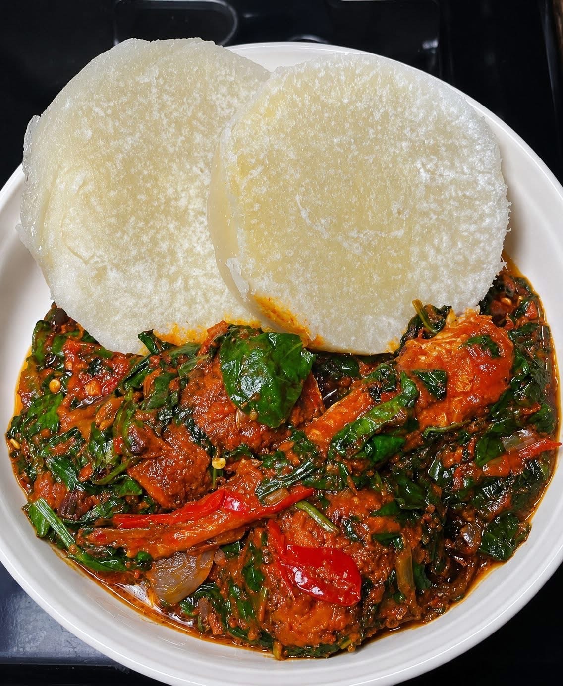 Yam and Vegetable Sauce