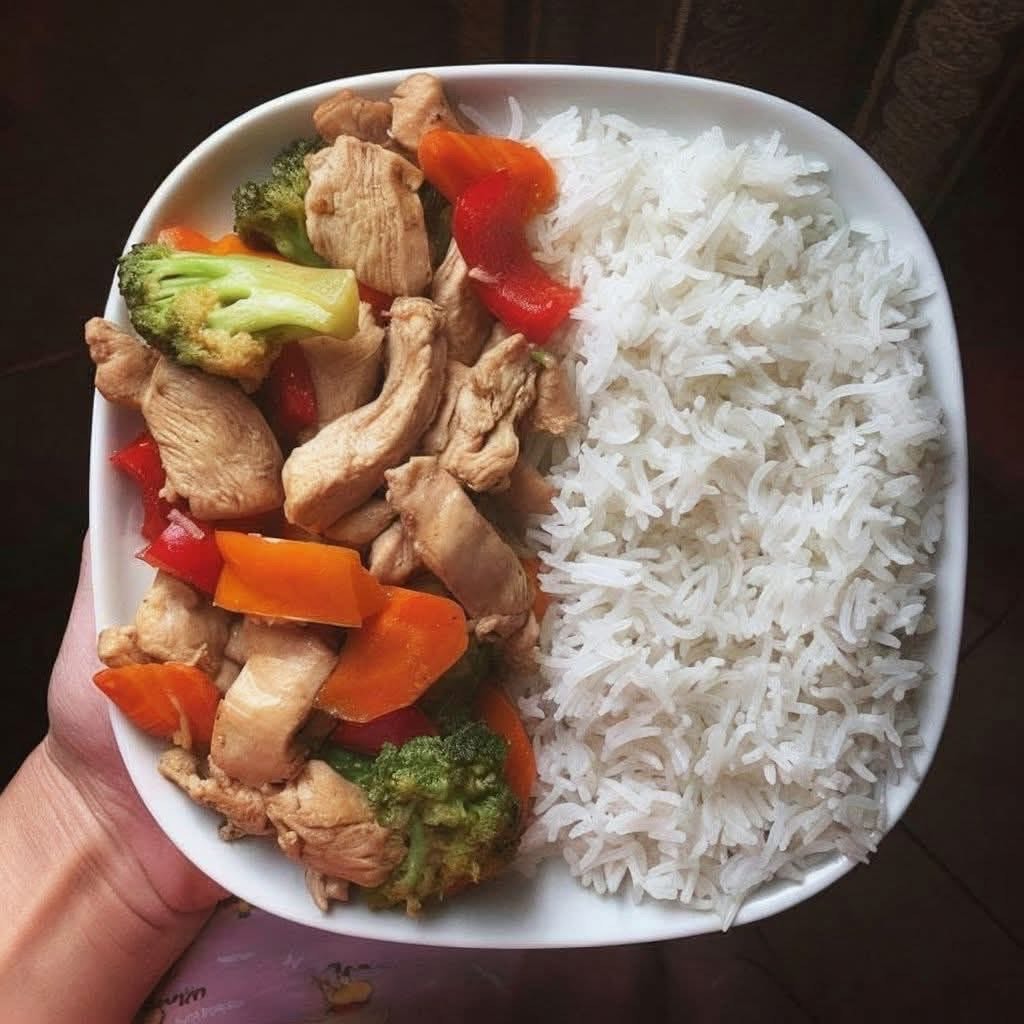 Chicken Stir-Fry with Rice