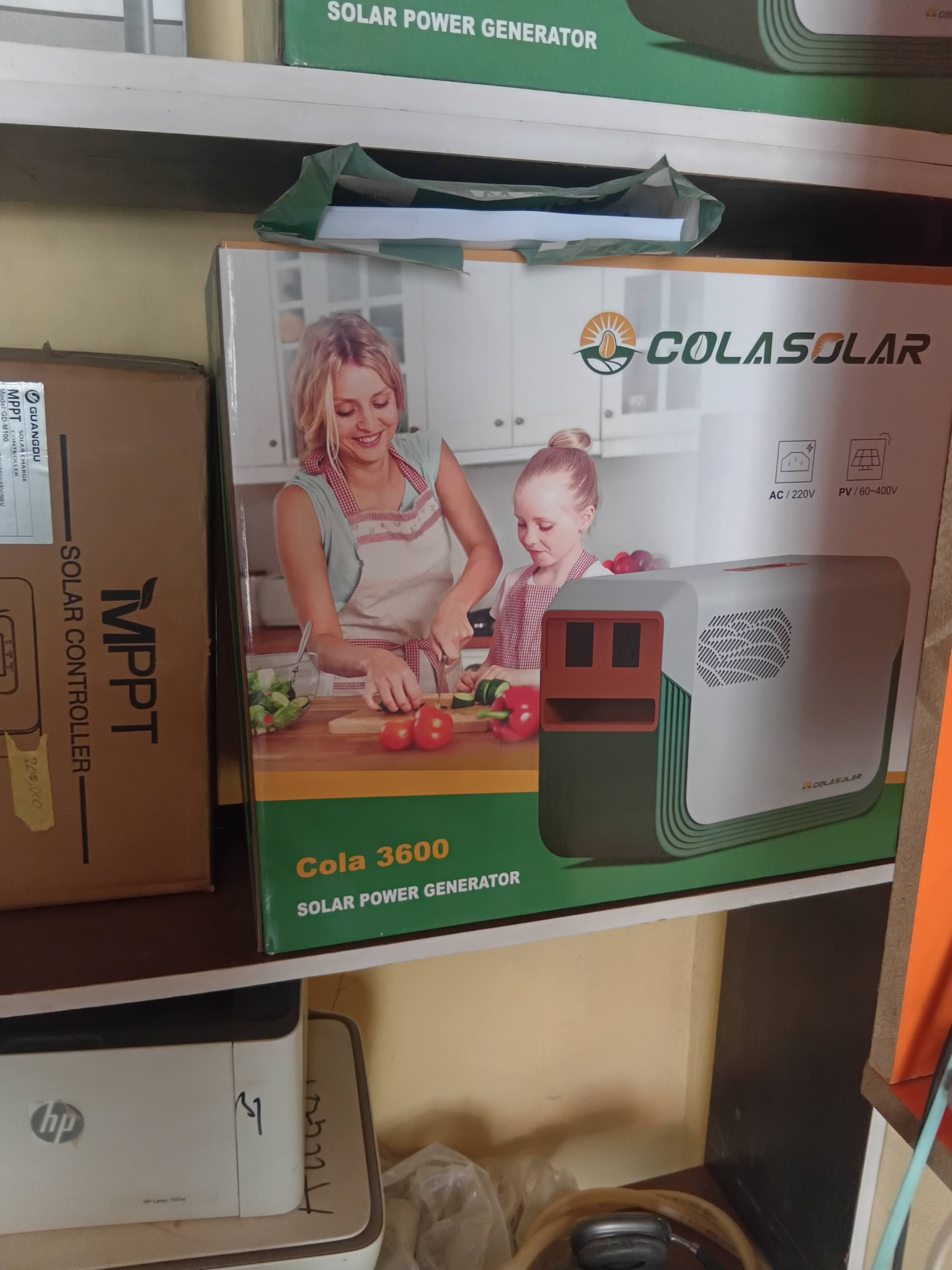 ColaSolar Cola 3600 Solar Power Generator