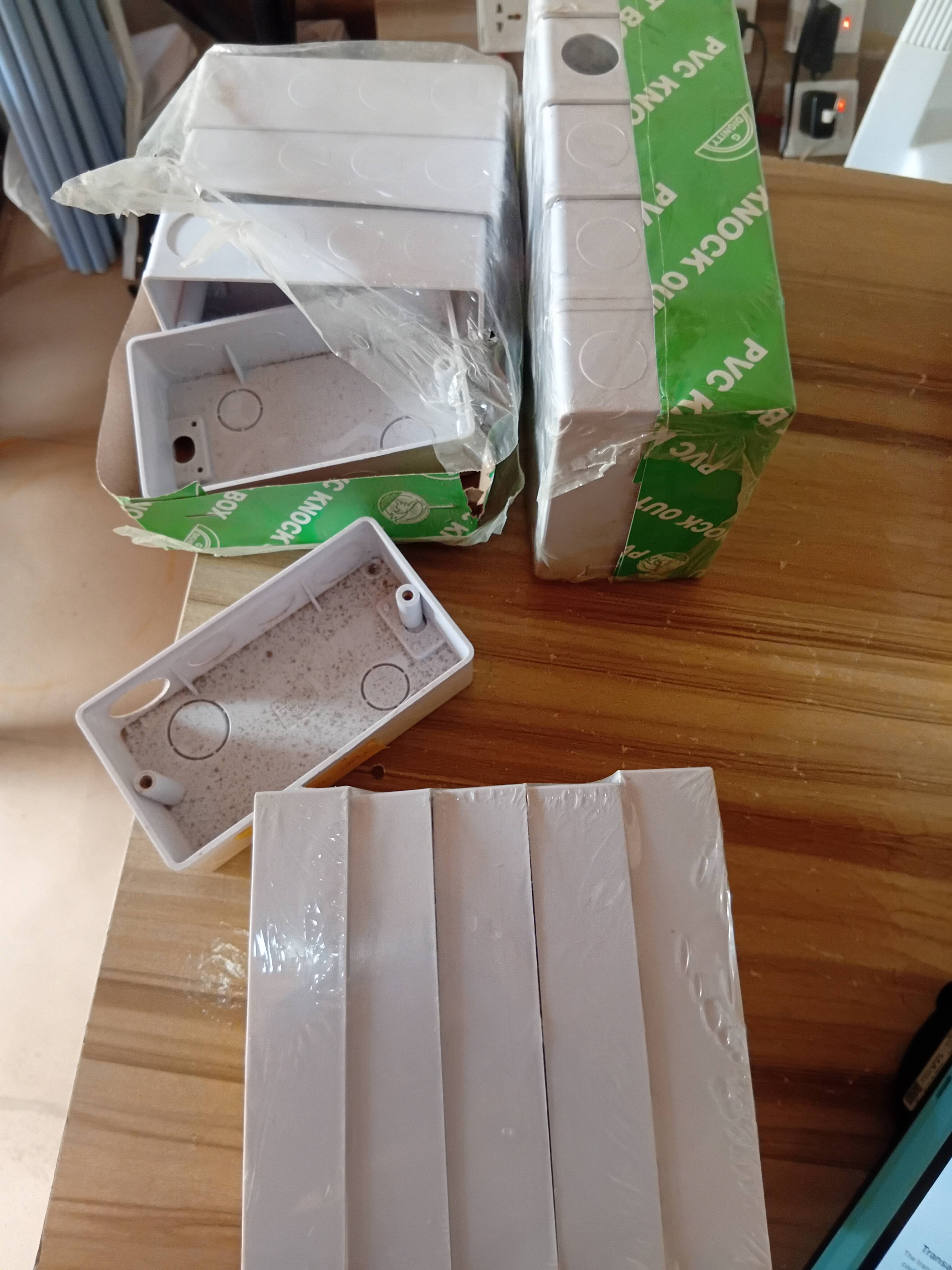 Pattrex PVC Knock Out Box Double