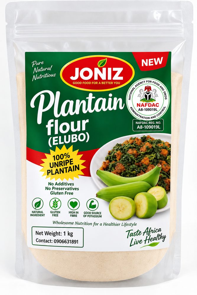JONIZ Plantain Flour (Elubo)