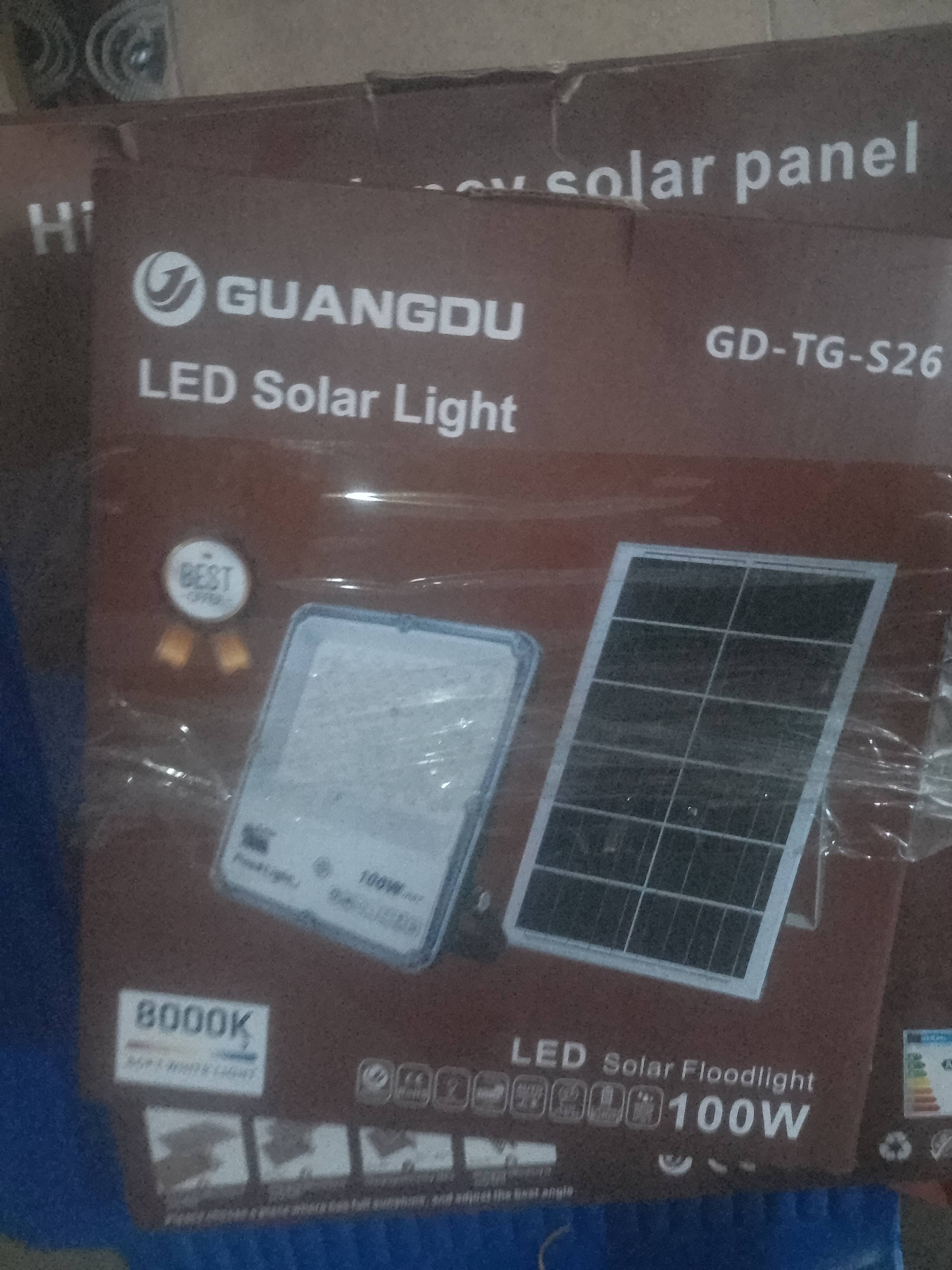 LED Solar Floodlight 100W
