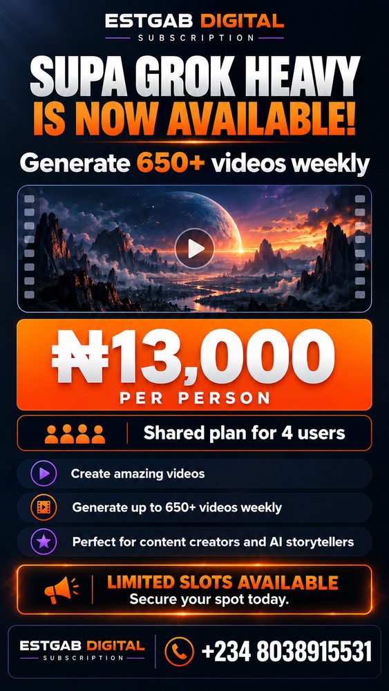 Super Grok Heavy Subscription