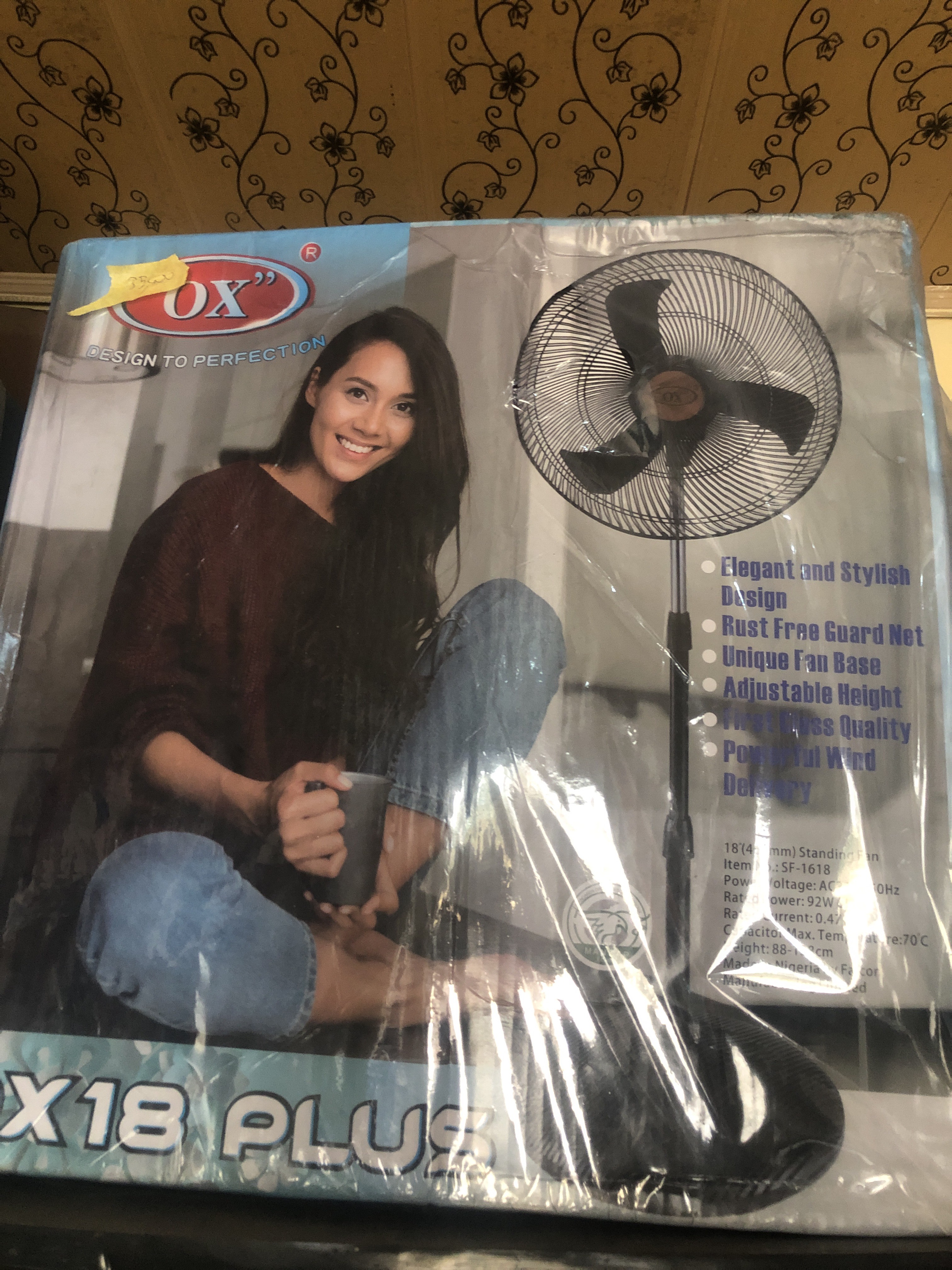 OX 18 Plus Standing Fan