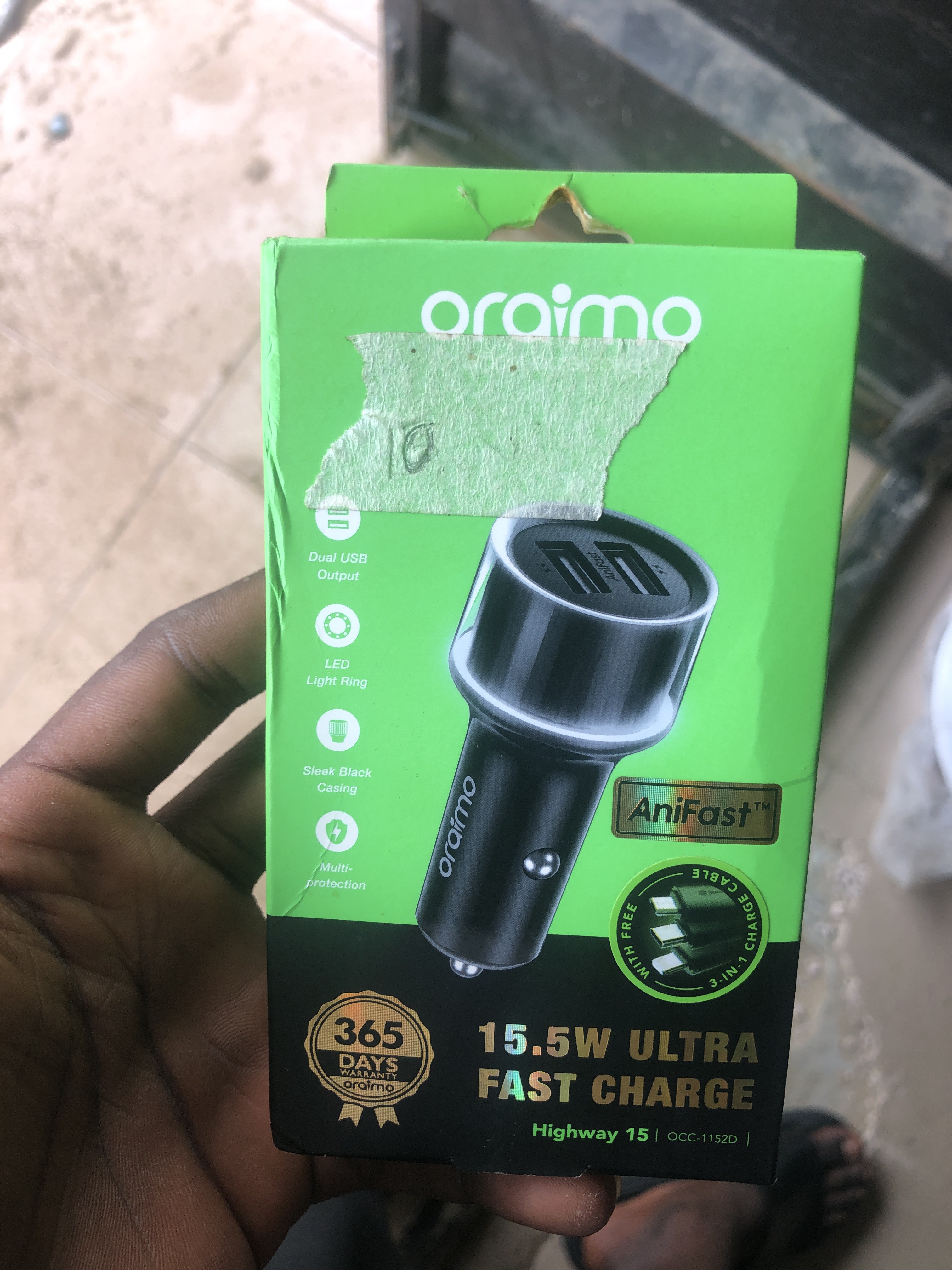 Oraimo Car Charger